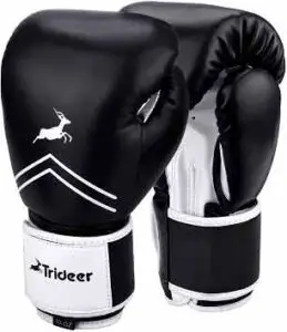 Trideer Pro Grade Boxing Gloves, Kickboxing Bagwork Gel Sparring Training Glove